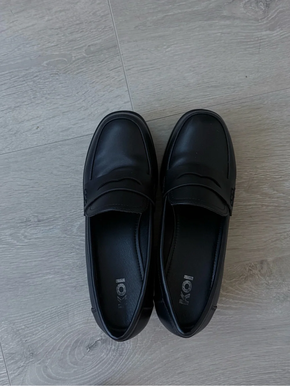 Black Platform Loafers